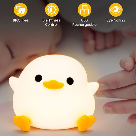 Arrango LED Детско Декоративно Осветление Touch Бял 11x9см