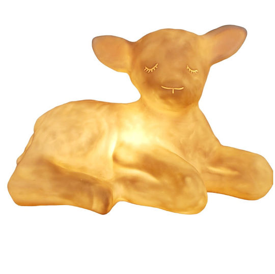 Egmont Lumini LED Lampă decorativă pentru copii Mieluțul Mary Alb 27x15x28εκ.