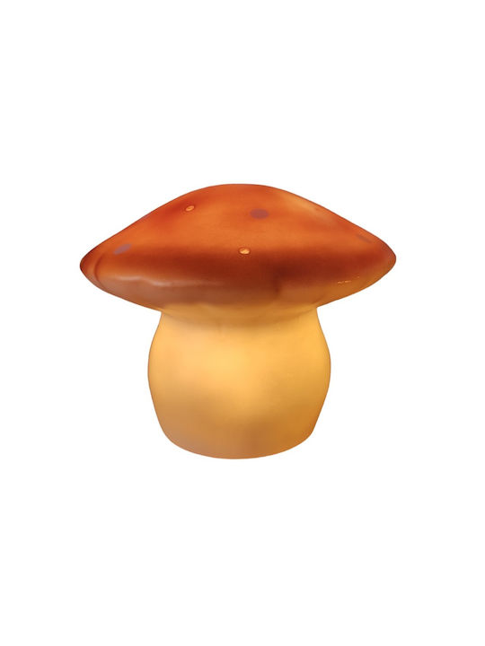 Egmont Lumini LED Lampă decorativă pentru copii Ciupercă Medium Portocaliu 26x26x20εκ.