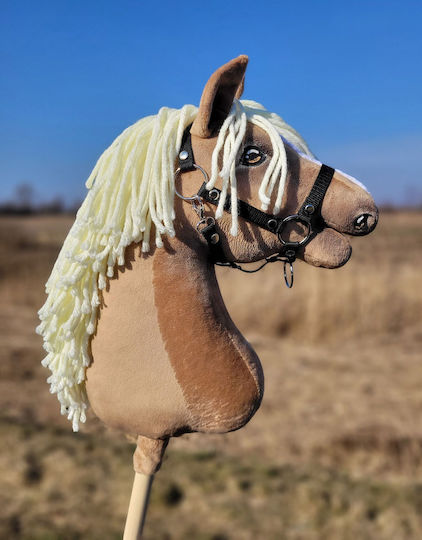 Hobby Horse Голям Премиум Кон на Пръчка Хафлингер A3