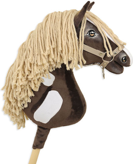 Hobby Horse Large Premium Stick Horse Western Iv Dark Bay Light Mane A3