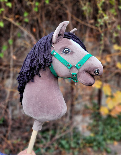 Premium Hobby Horse Großer Steckenpferd Maus Grau A3