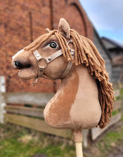 Hobby Horse Large Premium Stick Horse Light Chestnut A3