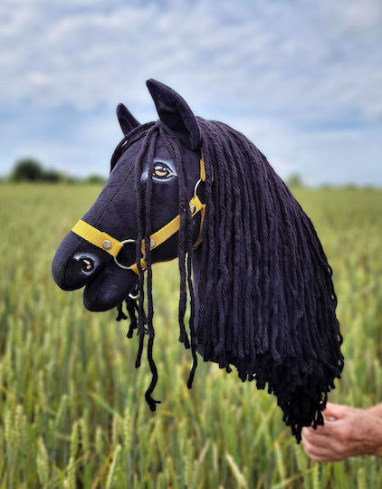 Hobby Horse Large Premium Stick Horse Friesian Horse Mane A3