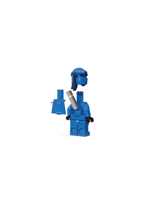 LEGO Lumini LED Lampă decorativă pentru copii Torch Ninjago Jay Albastru 13x13x19εκ.
