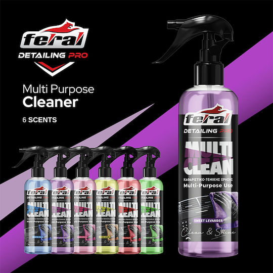 Feral Spray Cleaning / Polishing for Body with Scent Bubble Gum Detailing Pro 750ml