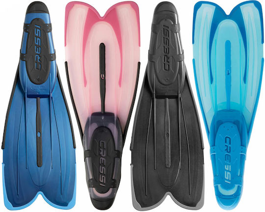 CressiSub Flippers Swimming Agua Long Black