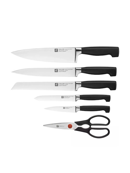Zwilling J.A. Henckels Knife Set with Block from Stainless Steel 7pcs