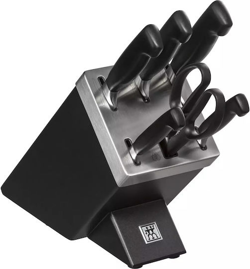 Zwilling J.A. Henckels Four Star Комплект Ножове с Основа от Неръждаема Стомана 7 Бройки