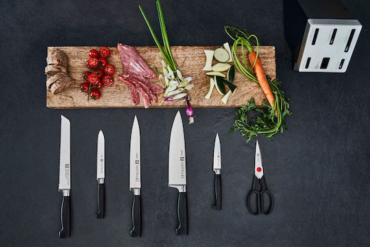 Zwilling J.A. Henckels Four Star Комплект Ножове с Основа от Неръждаема Стомана 7 Бройки