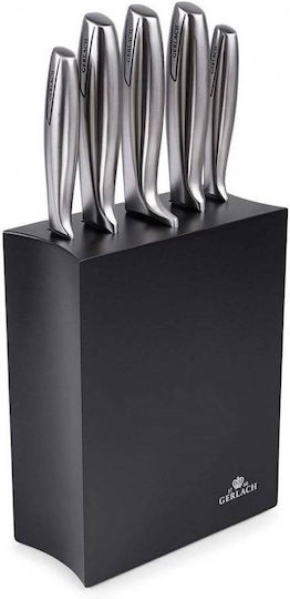 Gerlach Modern Messer Set mit Sockel aus Rostfreiem Stahl 20.32cm 5 Stück