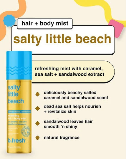 Salty Little Beach Refreshing Parfum de Păr și Corp 221ml Bfresh