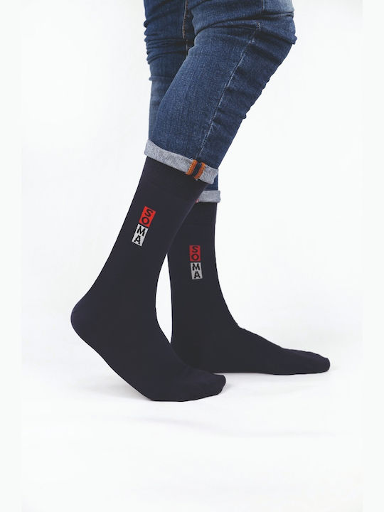 Soma Socks Ανδρικές Κάλτσες Μπλε