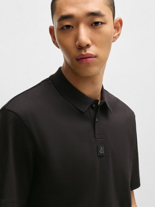 Logo Polo T-Shirt Black