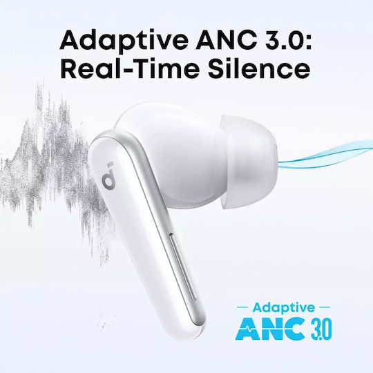 Soundcore by Anker Liberty 5 In-ear Bluetooth Handsfree Earphones with Sweat Resistance and Charging Case White