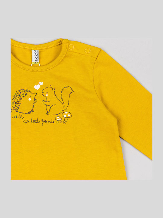 Kids' Set with Leggings Winter 2pcs Yellow