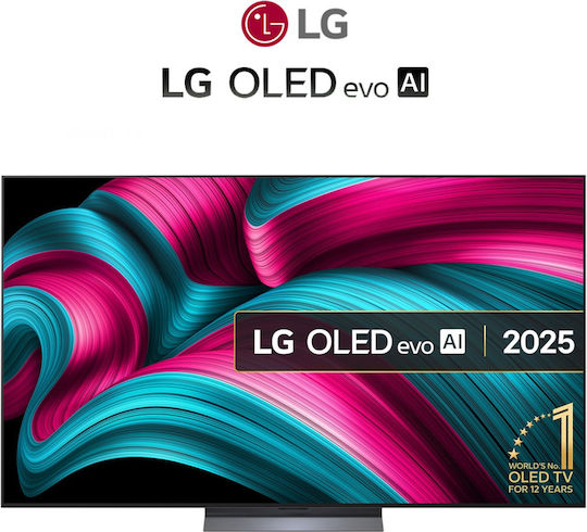 LG Smart Τηλεόραση 55" 4K UHD OLED evo AI C5 HDR (2025) OLED55C55LA