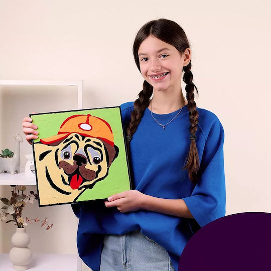 Diy Set Creativ De Pictură 3d Argilă Căţel Pug