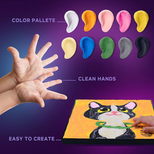 Diy Kreatives 3D Modelliermasse Malset Katze