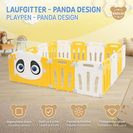 Joyz Playground Fence Panda Multicolour for 1+ Years