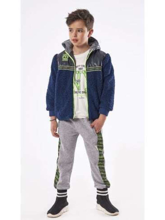 Kinder-Set mit Hose & Jacke Winter 3Stück Blau