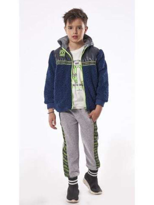 Kinder-Set mit Hose & Jacke Winter 3Stück Blau