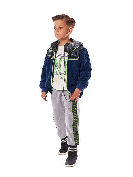 Kinder-Set mit Hose & Jacke Winter 3Stück Blau