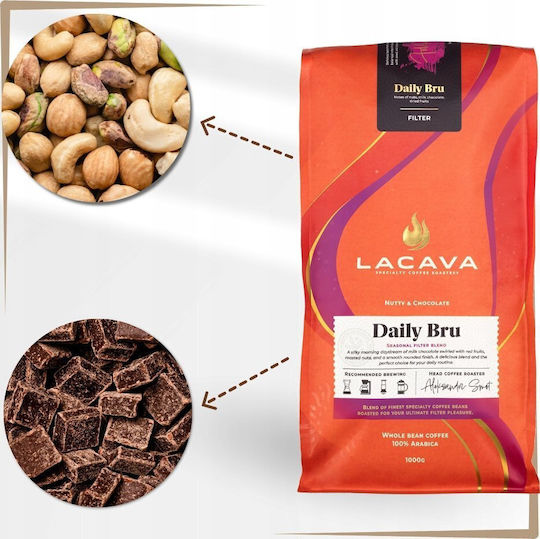 LaCava Filterkaffee Arabica Bohnen 1kg
