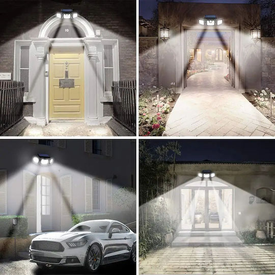 Solarleuchte mit Bewegungssensor und Fotokontakt IP65