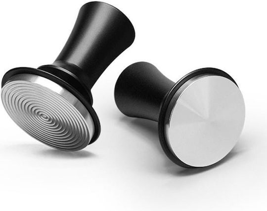 Horizontal Scale Constant Pressure Coffee Grinder Hammer Powder Press Stretching Style Black Flat Bottom 51mm