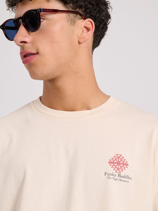 T-shirt Εκρού
