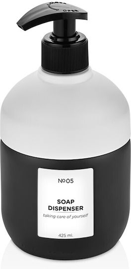 Viosarp Spender Glas Schwarz 425ml