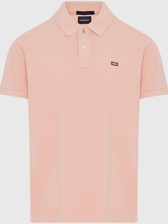 Polo Short Sleeve Blouse Coral Pink