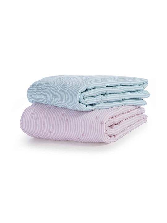 Nef-Nef Homeware Бебешка кувертюра Микрофибър Aqua 80x110см