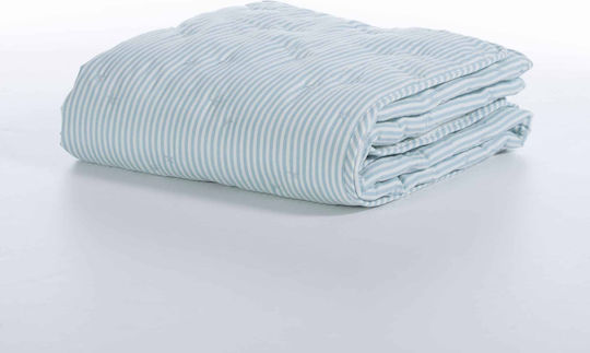 Nef-Nef Homeware Βρεφικό Κουβερλί Microfiber Aqua 80x110cm