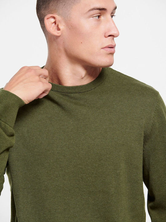 Long Sleeve Sweater Pine Green Mel