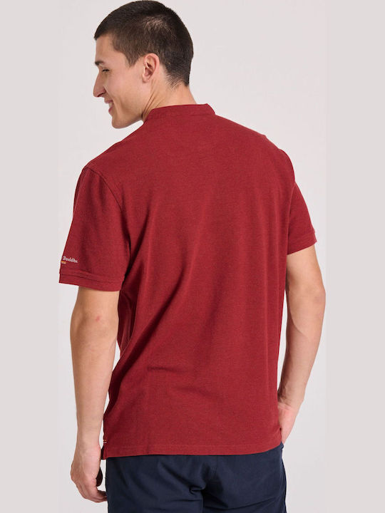 Short Sleeve Red Blouse