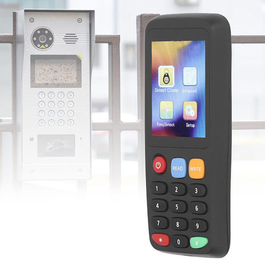 Set Cititor Copiator Rfid Nfc 1 X Adaptor Otg 5 X Carduri 5 X Chei Programabile Uid 7 Frecvențe Programabile 13.56 Mhz 125 Khz 175 Khz 250 Khz 300 Khz 375 Khz 500 Khz Ecran Lcd Negru