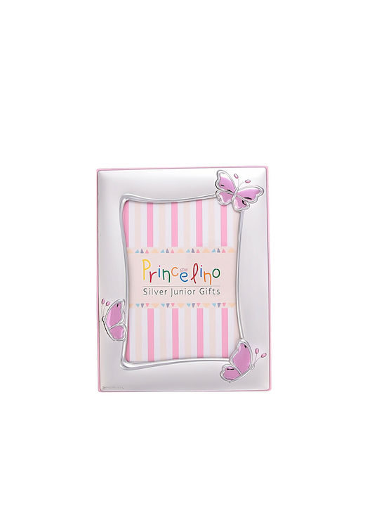 Prince Silvero Silver Photo Frame Butterfly 9x13cm