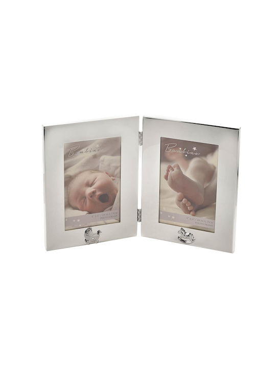 Bambino Mio Kinder Multiframe Versilberte Weiße 20x30cm