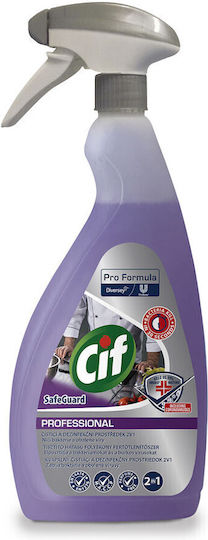 Cif Pro Formula Safeguard 2-in-1 All-Purpose Cleaner Disinfectant Ready-to-Use Kitchen Cleaner Disinfectant 750ml