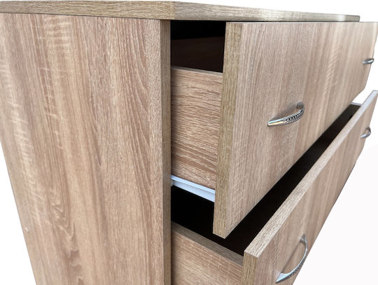 Συρταριέρα Κρεβατοκάμαρας ''derin Plus'' mit 4 Schubladen Sonoma 100x45x100cm