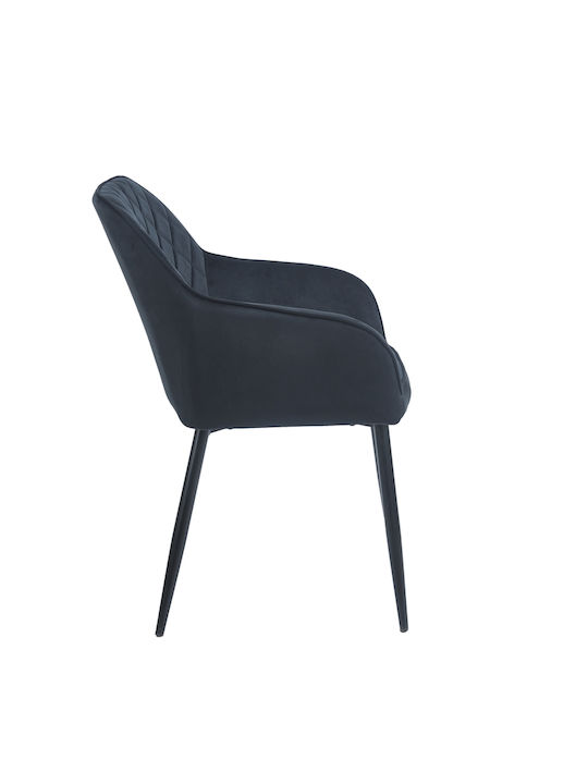Siena Stühle Speisesaal Schwarz 1Stück 54x58x82cm