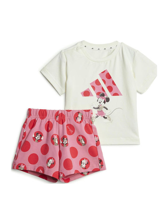 Kids' Set with Shorts Summer 2pcs White x Disney