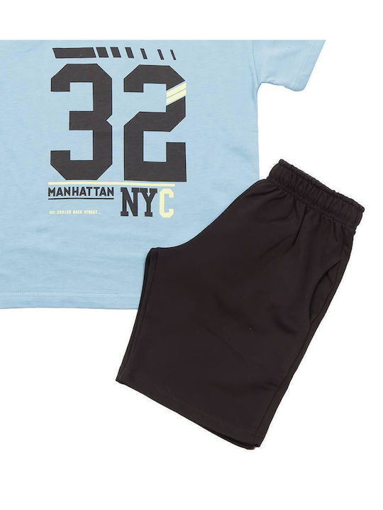 Kids' Set with Shorts Summer 2pcs Anthracite Grey