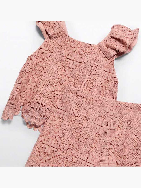 Kids' Set with Shorts Summer 2pcs Salmon