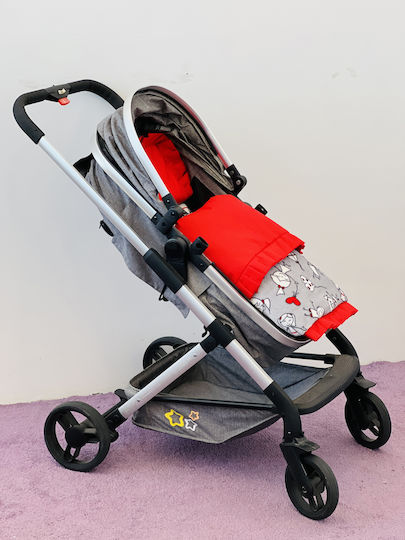 Stroller Bedding Set Stroller Red Blanket, Lightweight Bag, And Pillow