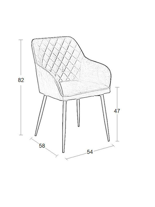 Siena Bergère Black 68x56x56cm