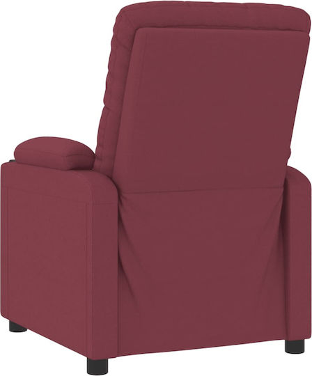 Fotoliu Relax Burgundy 78x93x93.5cm