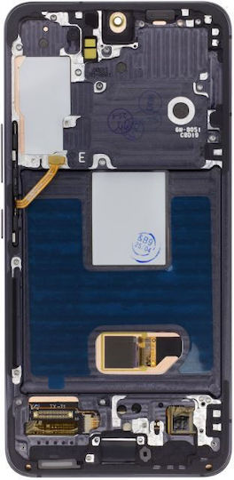 Екран Display + със Сензорен Механизъм и Рамка за Samsung S901B Galaxy S22 (Черен)